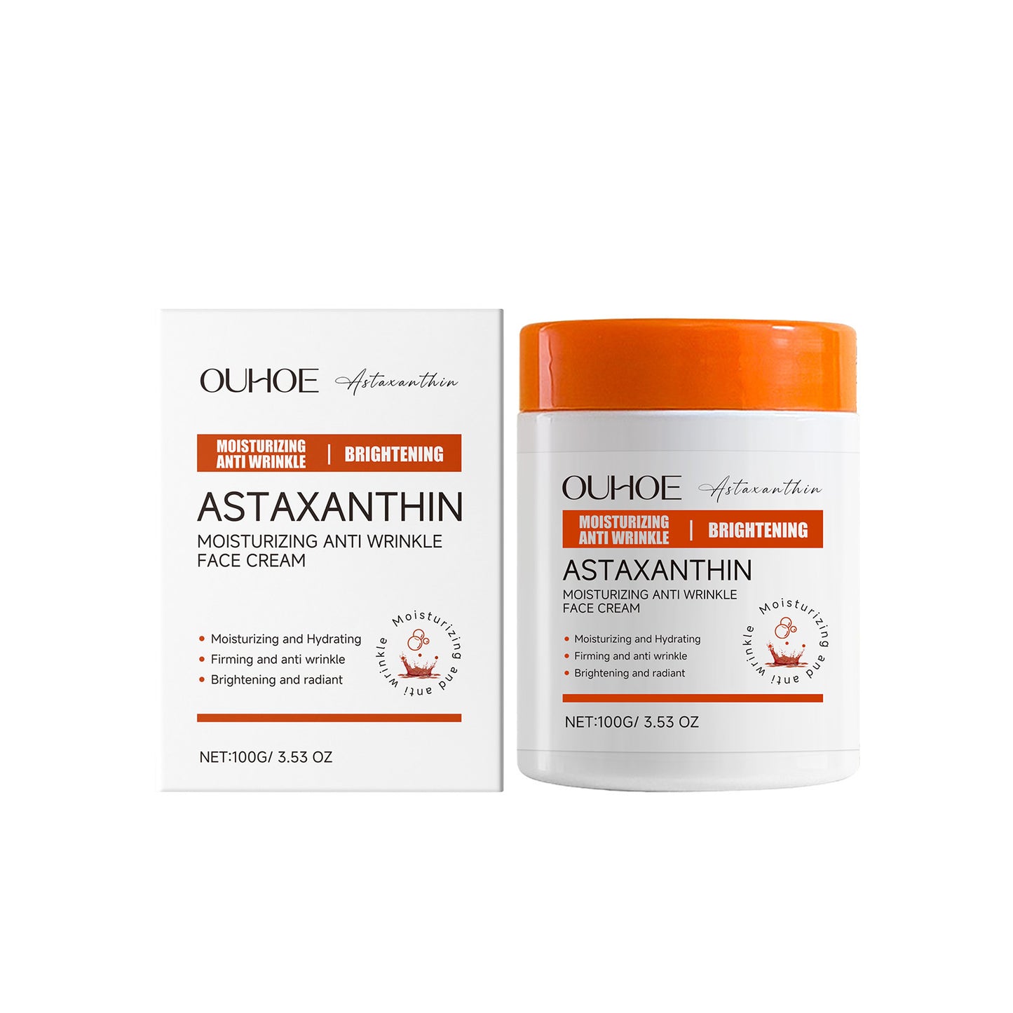 Astaxanthin Moisturizer Facial Skin Moisturizing