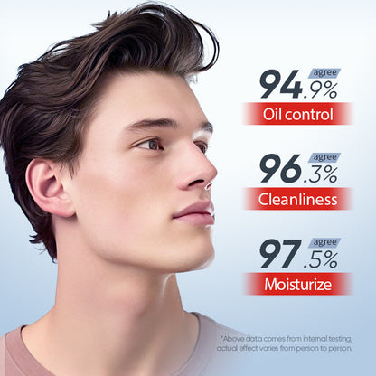 Men's Oil Control Moisturizer Facial Cleanser