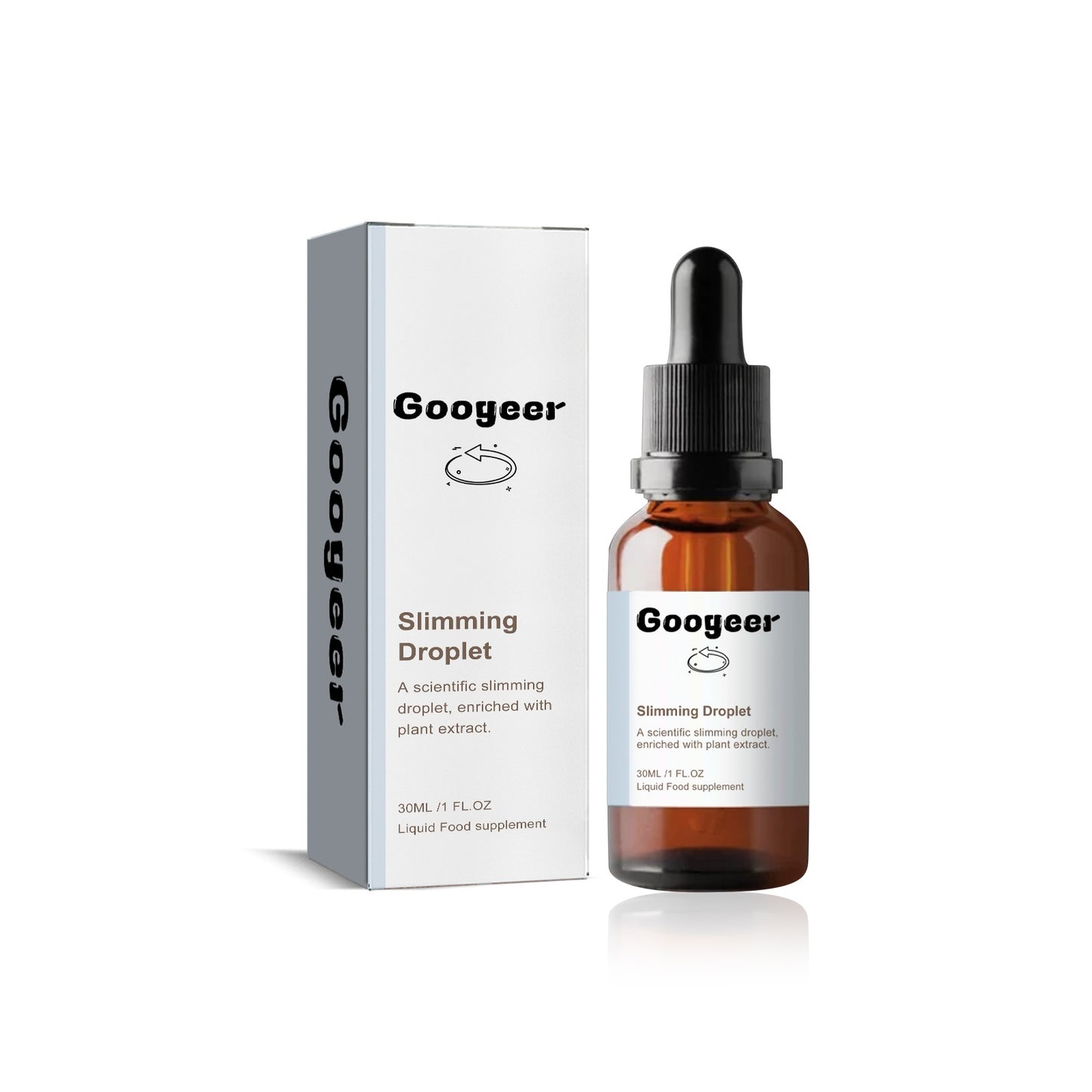 Googeer Toning Drops Skin, Belly Growth, Waist And Body Toning Oral Body Contouring Drops