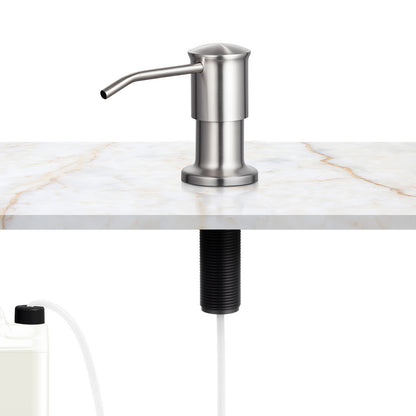Built In Soap Dispenser For Kitchen Sink Stainless Steel CountertopPump