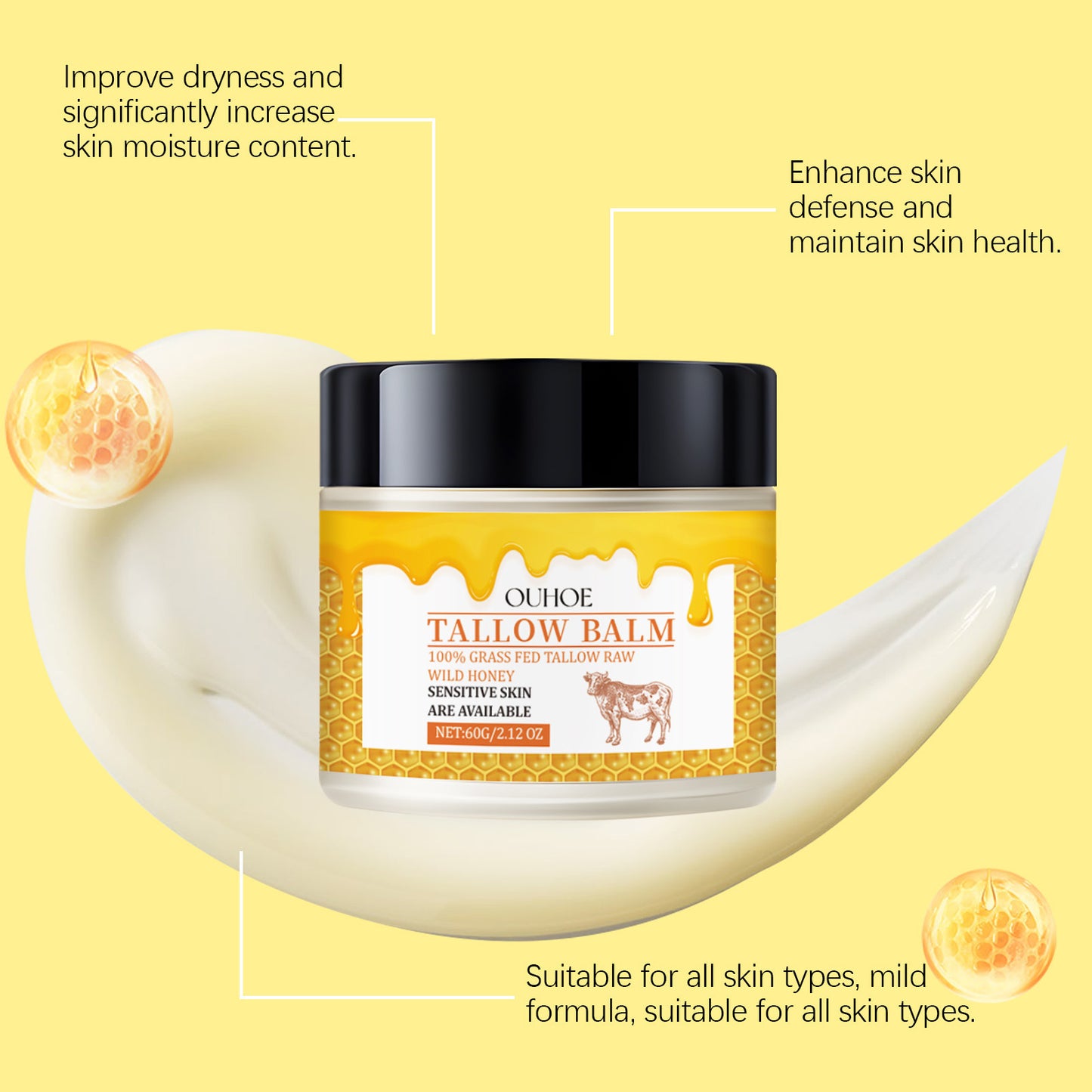 Anti-wrinkle Facial Moisturizer With Tallow