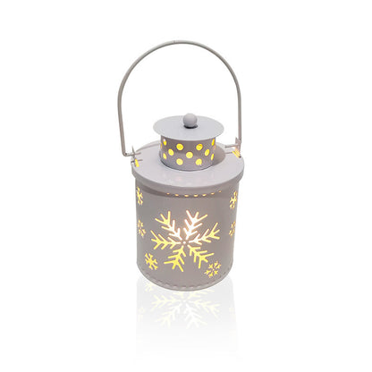 Christmas Candle Lights (Set of 3) LED Small Lanterns Wind Lights Electronic Candles Nordic Style Creative Holiday Decoration