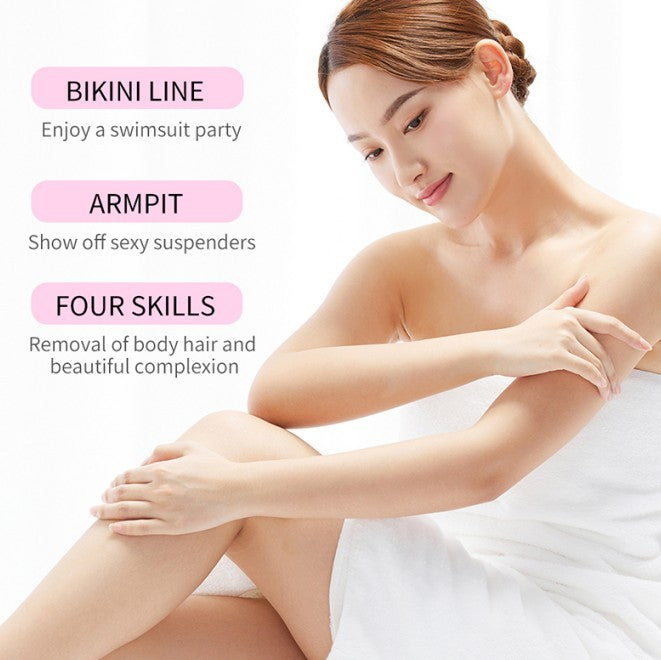 Gentle & Soothing Sensitive Depilatory Cream - Skin Friendly, Painless, Flawless Hair Remover For Women, Moisturizing Face And Body Smoothing