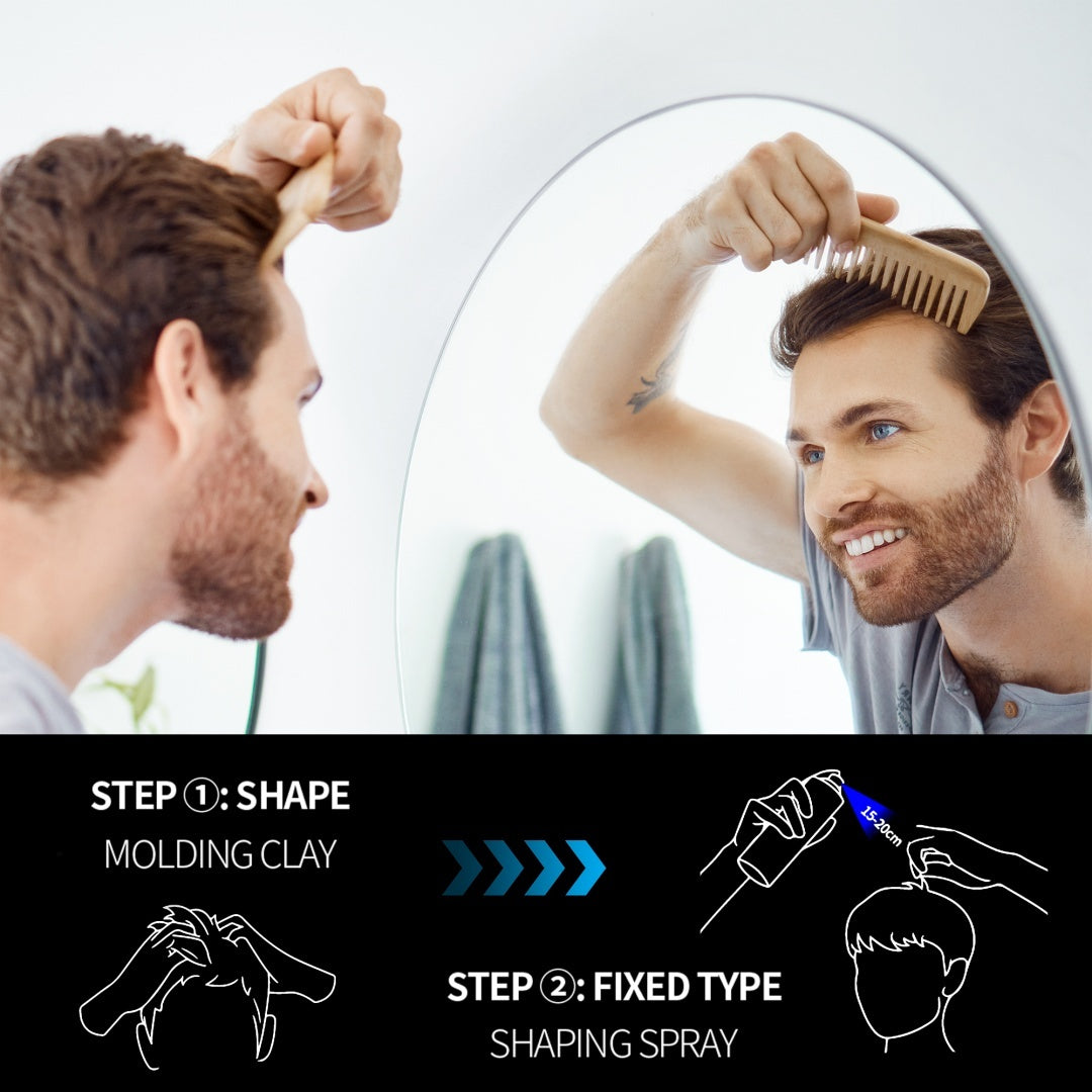Men's Hair Gel And Mud Set
