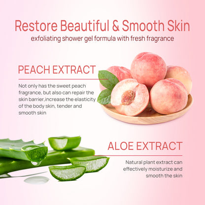 Peach Infusion Shower Gel – Hydrating & Refreshing Cleanser