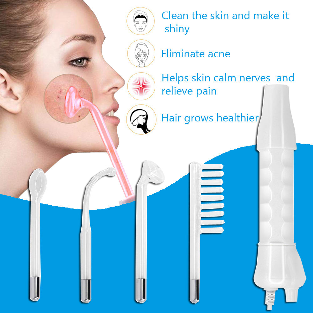 Electrotherapeutic Rod And Hairdressing Instrument  With Hyaluronic Acid Facial Serum