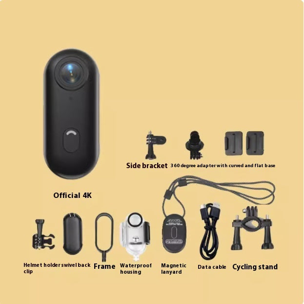 4K Professional Mini Action Camera – Outdoor Sports Helmet, Motorcycle, Bicycle, and Body Cam for Filming and Video