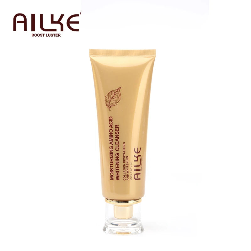 AILKE Rose Facial Cleanser – Moisturizing, Whitening, and Organic Foam Face Wash for Skin Care