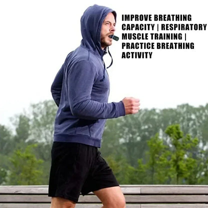 Portable Lung Breathing Trainer – Breathing Exercise Tool for Running and Fitness (1 Count)