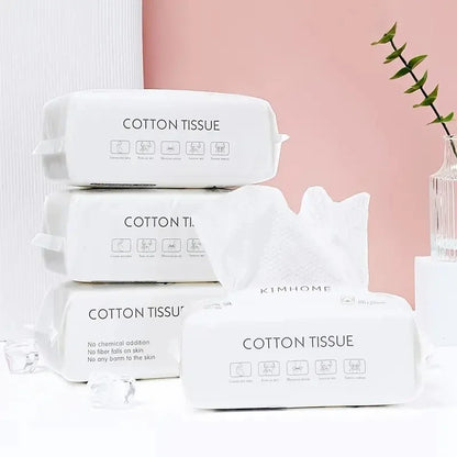 Soft Cotton Disposable Face Towels – 50/100 Pcs for Washing and Drying