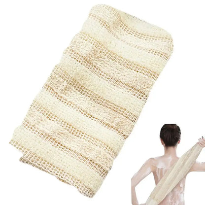 Washcloth Body Scrubber – Reusable Loofah Cloth for Bath and Shower Scrubbing