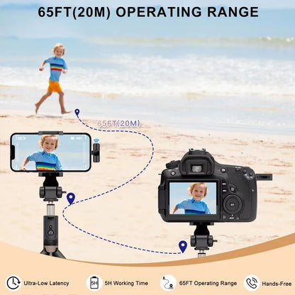 Wireless Lavalier Microphone – Noise Reduction Mic for iPhone/Android, Ideal for Live Streaming, YouTube, TikTok, Facebook Live
