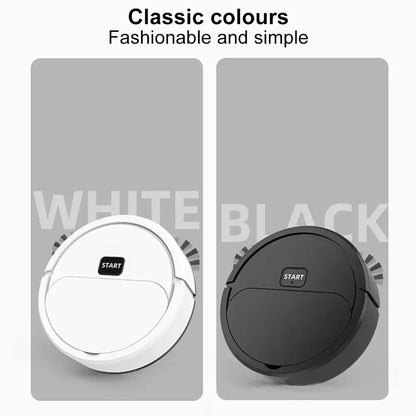 High-Quality Robotic Vacuum Cleaner – 3-in-1 Sweeping, Mopping & Cleaning with USB Charging