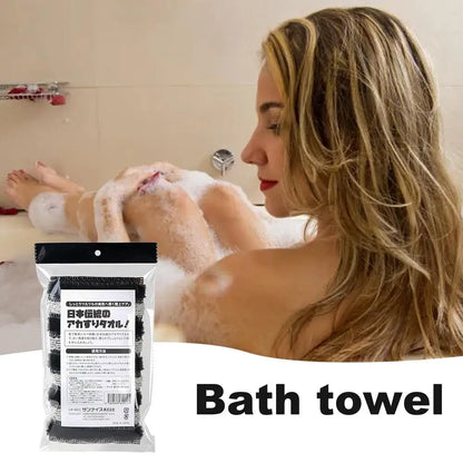 Washcloth Body Scrubber – Reusable Loofah Cloth for Bath and Shower Scrubbing