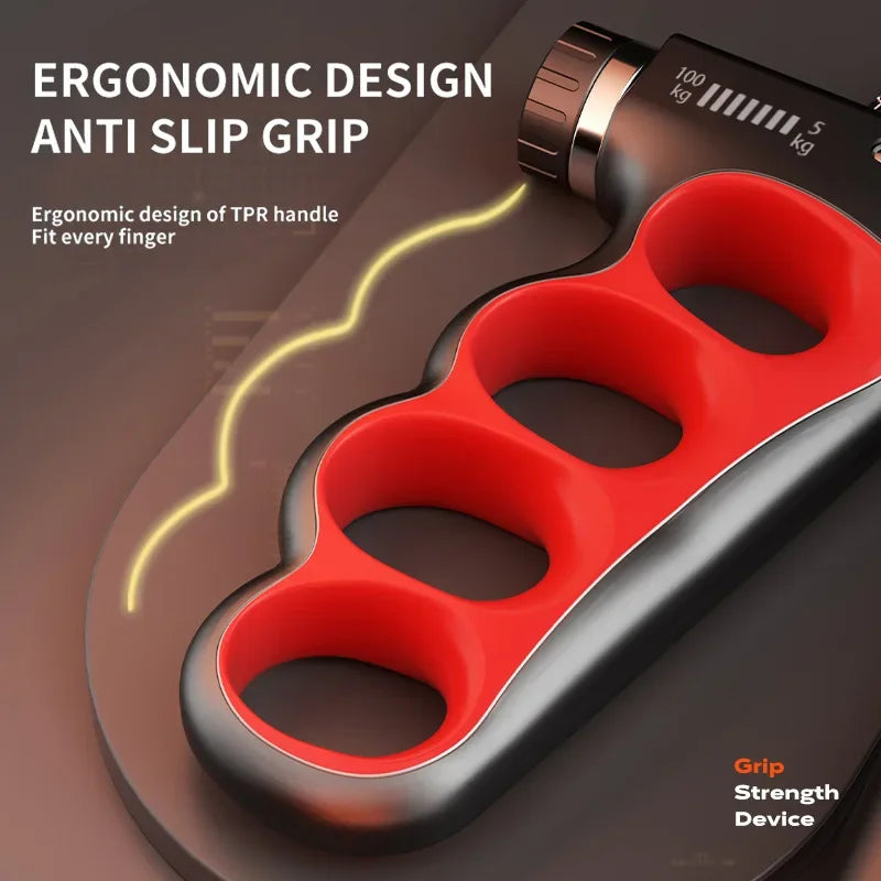 5–100Kg Adjustable Hand Grip Strengthener – Wrist Expander for Muscle Recovery and Fitness Training