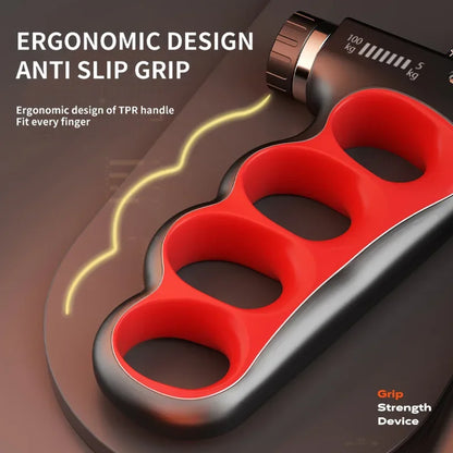 5–100Kg Adjustable Hand Grip Strengthener – Wrist Expander for Muscle Recovery and Fitness Training