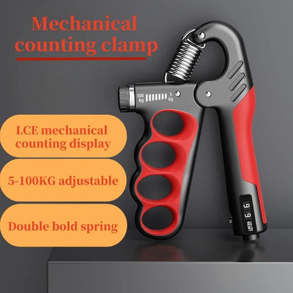 5–100Kg Adjustable Hand Grip Strengthener – Wrist Expander for Muscle Recovery and Fitness Training