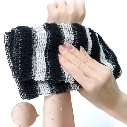 Washcloth Body Scrubber – Reusable Loofah Cloth for Bath and Shower Scrubbing