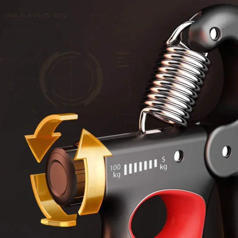 5–100Kg Adjustable Hand Grip Strengthener – Wrist Expander for Muscle Recovery and Fitness Training