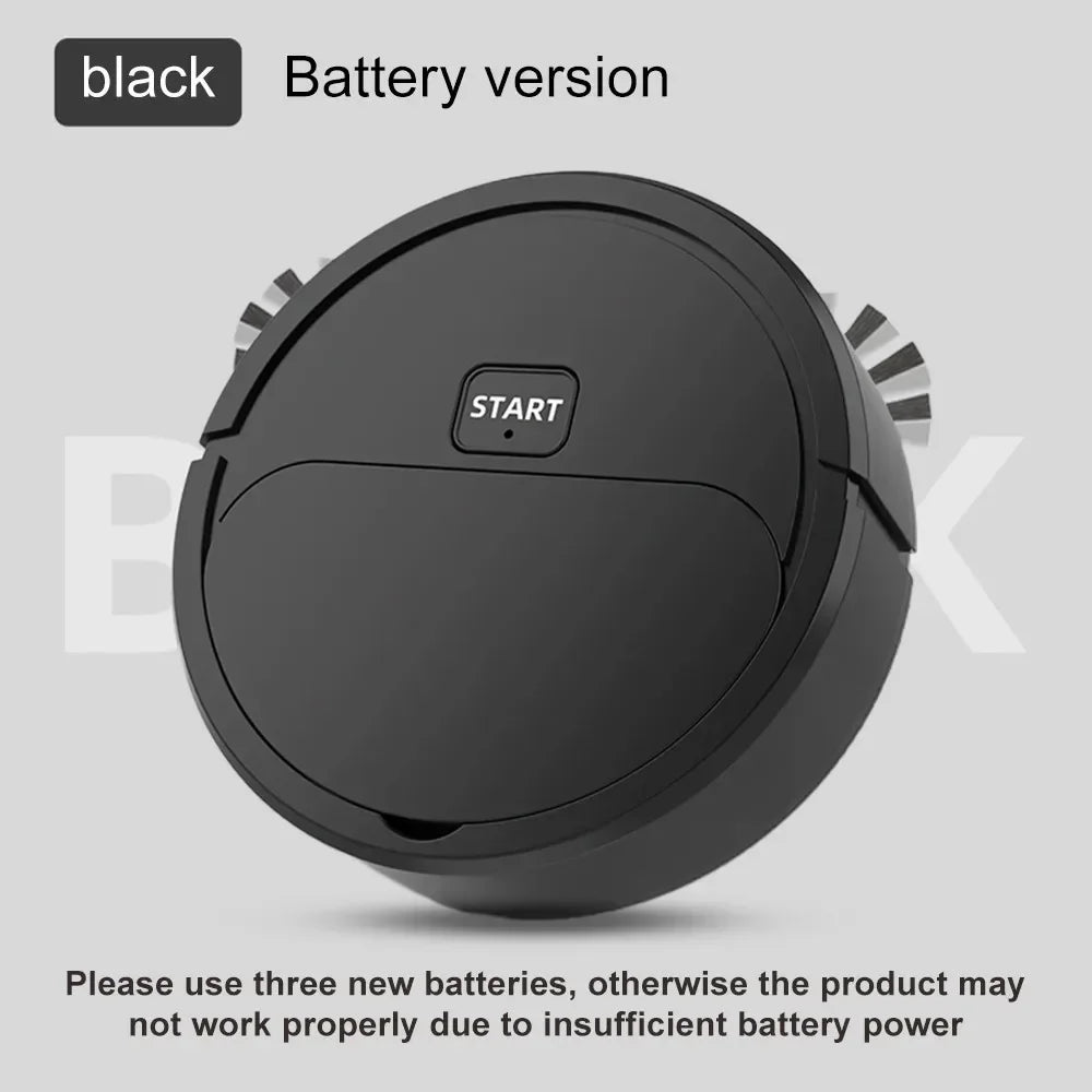 High-Quality Robotic Vacuum Cleaner – 3-in-1 Sweeping, Mopping & Cleaning with USB Charging