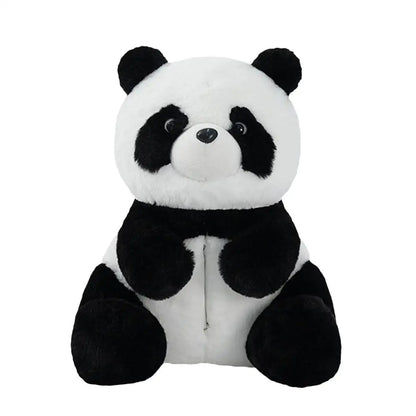 Plush Cute Panda Tissue Box Holder – Car Seat Paper Dispenser with Cartoon Animal Design