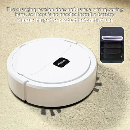 High-Quality Robotic Vacuum Cleaner – 3-in-1 Sweeping, Mopping & Cleaning with USB Charging