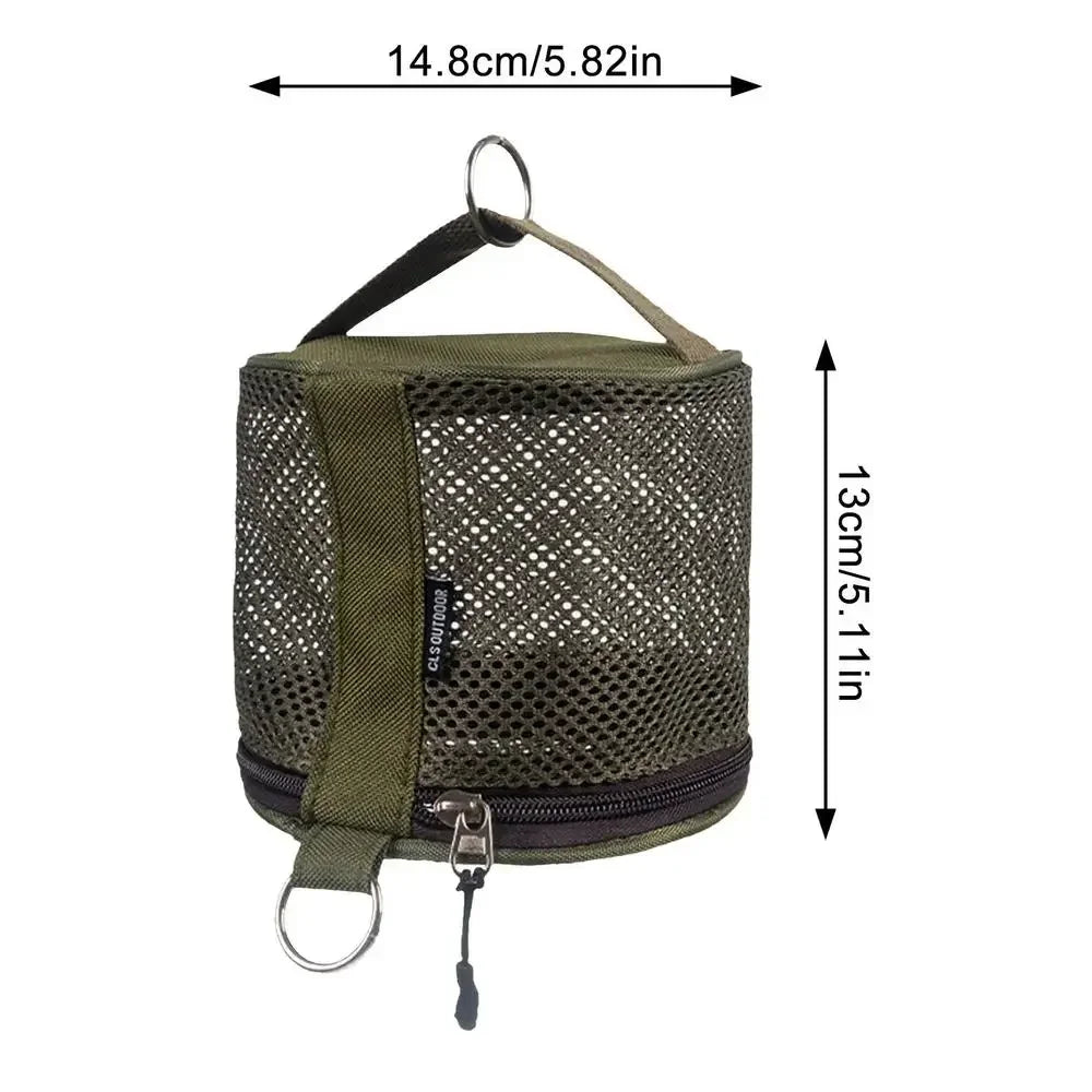 Outdoor Camping Tissue Case Roll Paper Storage Bag With Hook Portable