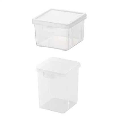 Clear Cotton Swab Holder – Q-Tip Dispenser & Storage Box for Vanity, Makeup, and Bathroom Organization