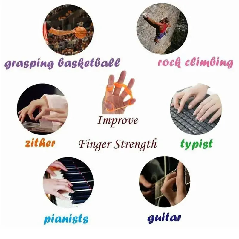 5 Pinch Carpal Expander – Silicone Wrist and Finger Strength Trainer - 1Pcs