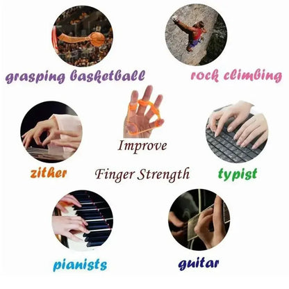 5 Pinch Carpal Expander – Silicone Wrist and Finger Strength Trainer - 1Pcs