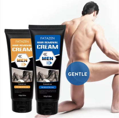Organic Herbal Hair Removal Cream – Quick 5-Min Formula, Full Body Painless Depilatory for Lasting Smoothness