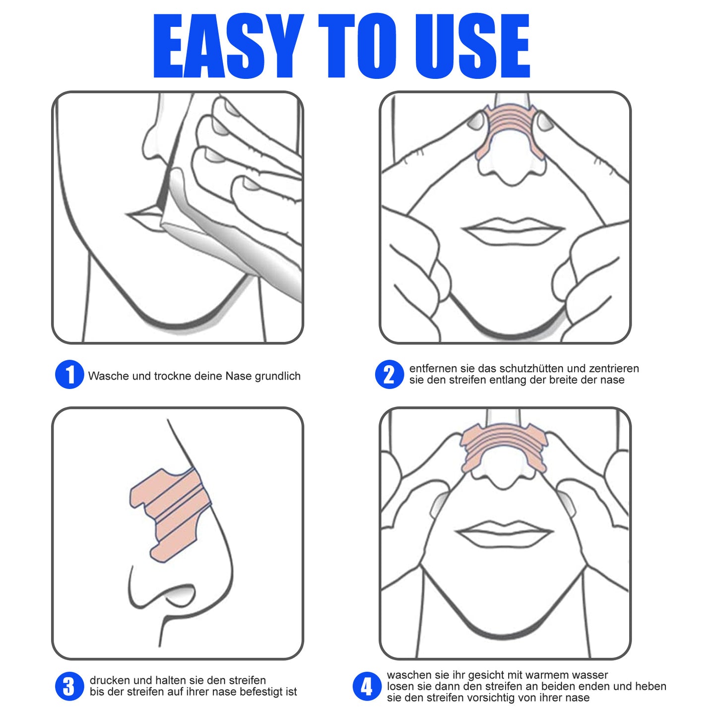 South Moon Relieves Nasal Obstruction Nasal Dilation Discomfort Relieves Sleep Disorders Snoring Nose Ventilation Patch