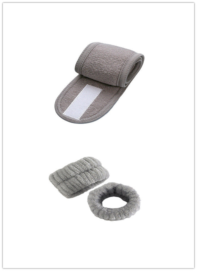 Face Wash Wristband Hand Strap Hair Band Set