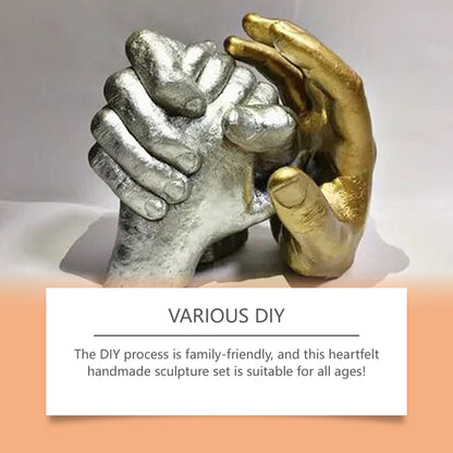 Dowmoo 3D Plaster Model Set Hand Mold Powder Clone Powder Three-dimensional Hand Mold Making Model Powder Plaster Hand Mold