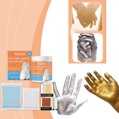 Dowmoo 3D Plaster Model Set Hand Mold Powder Clone Powder Three-dimensional Hand Mold Making Model Powder Plaster Hand Mold