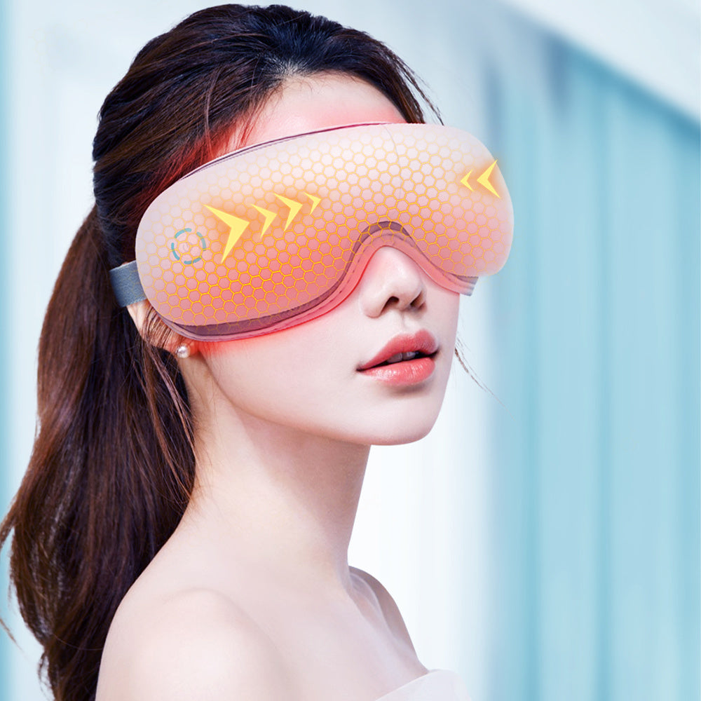 2025 Best-selling Smart Eye Care Device - Air Pressure Vibration Heat Therapy Bluetooth Music Massage Device - A Black Technology Wonder For Relieving Eye Fatigue