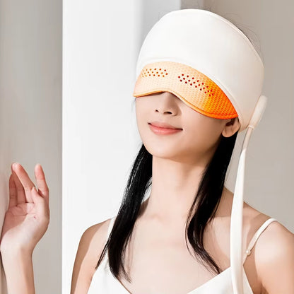 New Creative Sleep Aid Head Eye Massager Heating Pain Relief Relaxing Apparatusma Massage At Home