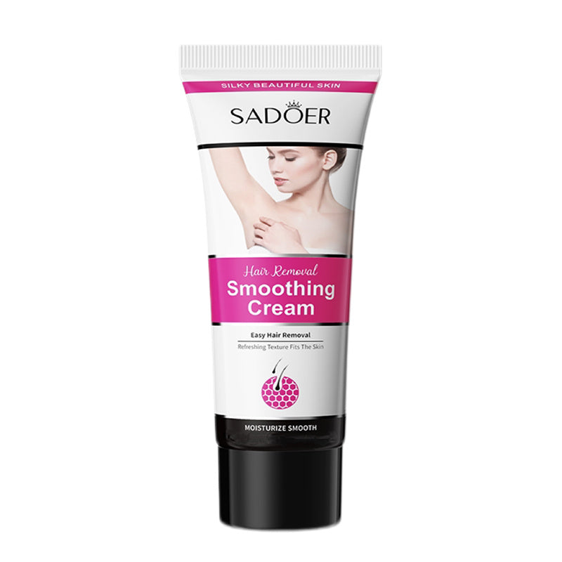 Gentle & Soothing Sensitive Depilatory Cream - Skin Friendly, Painless, Flawless Hair Remover For Women, Moisturizing Face And Body Smoothing