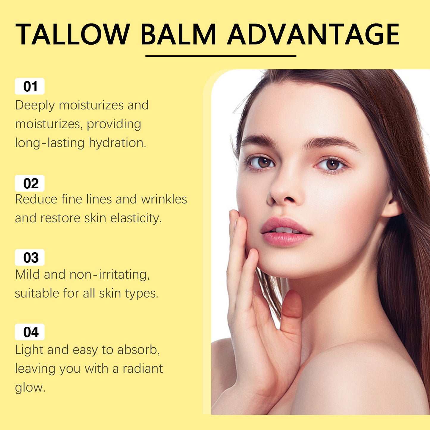 Anti-wrinkle Facial Moisturizer With Tallow