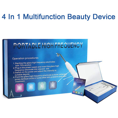 Electrotherapeutic Rod And Hairdressing Instrument  With Hyaluronic Acid Facial Serum