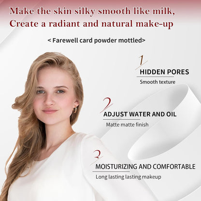 Moisturizing Primer Foundation With Hyaluronic Acid & Vitamin B5 For Sensitive Skin - Light Coverage Brightening Universal Shade