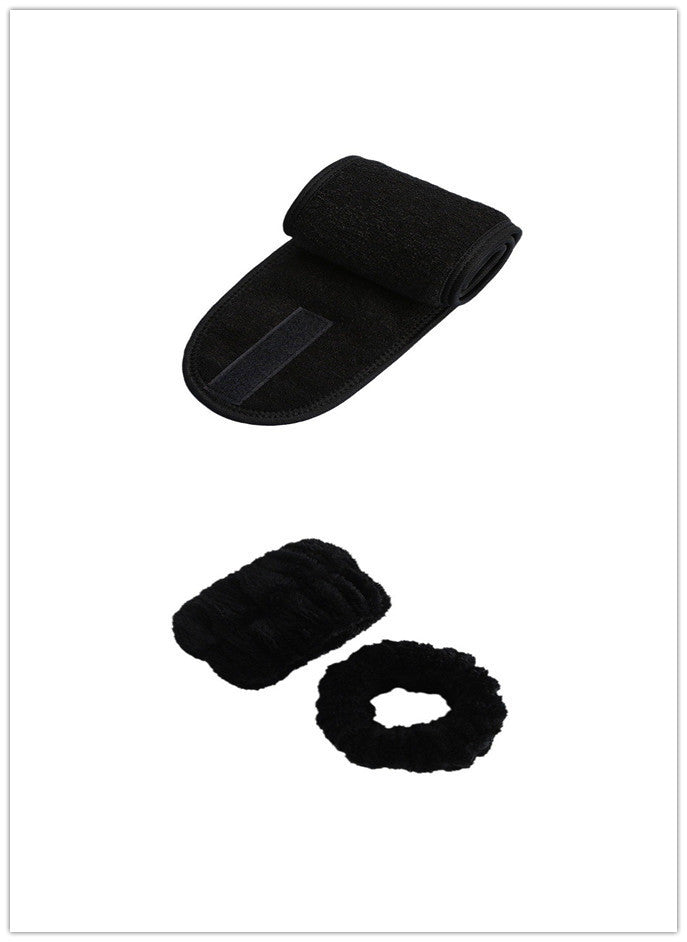 Face Wash Wristband Hand Strap Hair Band Set