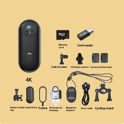 4K Professional Mini Action Camera – Outdoor Sports Helmet, Motorcycle, Bicycle, and Body Cam for Filming and Video